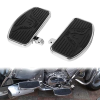 motorcycle front wide footpegs foot rider driver footrest floorboards for honda shadow for yamaha dragstar for kawasaki vulcan