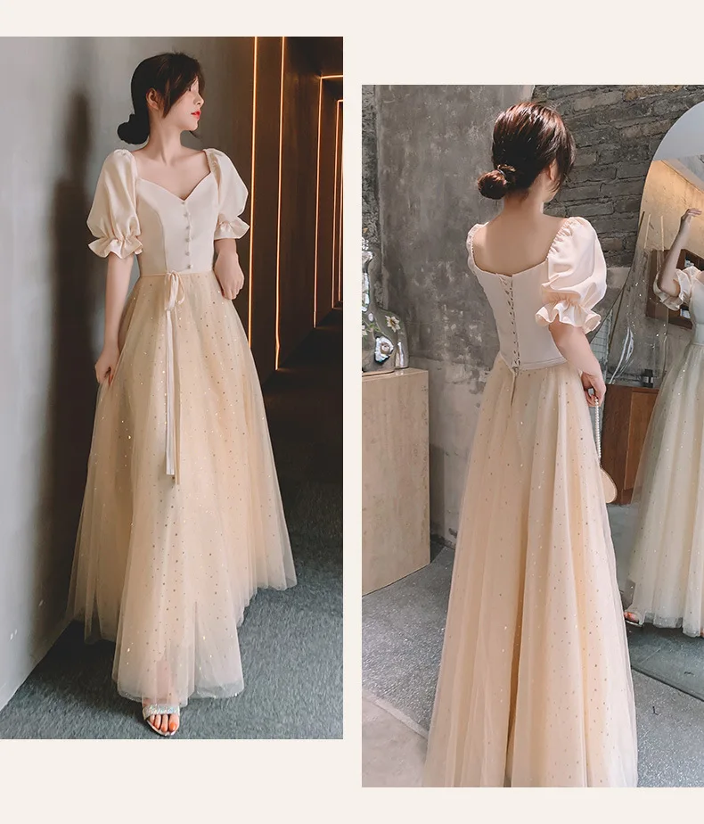 Платье женское винтажное длинное роскошное элегантное вечервечерние Сетчатое с