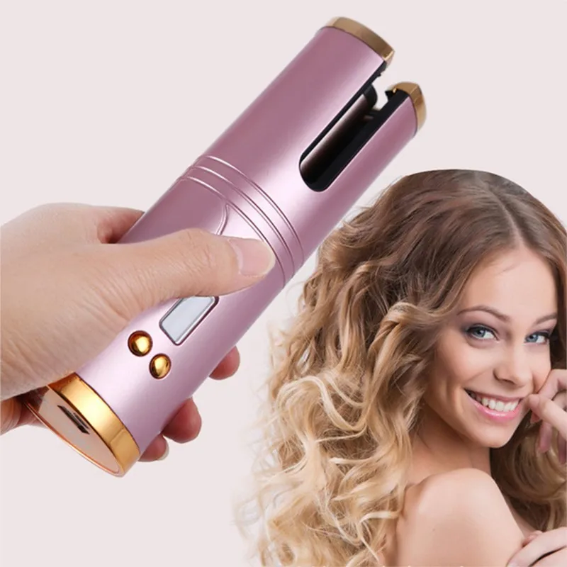 Hair Curler Wireless Automatic Curling Iron Electric Iron Set Adjustable Temperature Modeling Tool Rotation Wave Styer Household