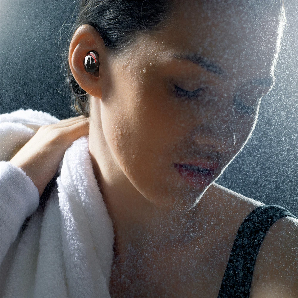 TWS T8 Bluetooth 5,0, беспроводные наушники IPX6, водонепроницаемая Спортивная гарнитура, наушники-вкладыши с глубоким басом, стерео наушники, сенсорное управление с микрофоном