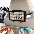 Автомобильный подголовник крепление для Nintendo переключатель 360 градусов регулируемый держатель-подставка аксессуары для консоли мобильный телефон клип