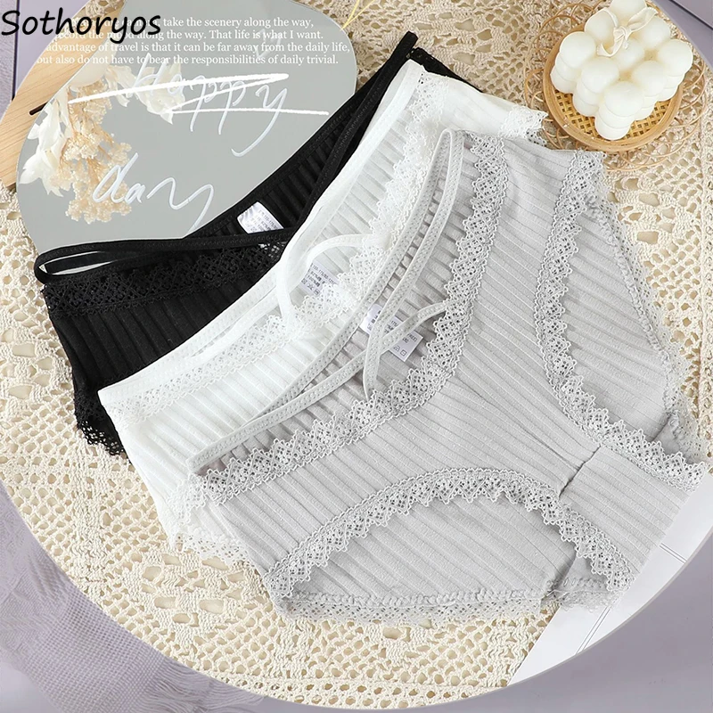 

Sexy Lace Panties Women Sweet Low-waisted Slim Fit Butt Lift Underwear Female Criss-cross Hollow Out Lingerie All-match Summer