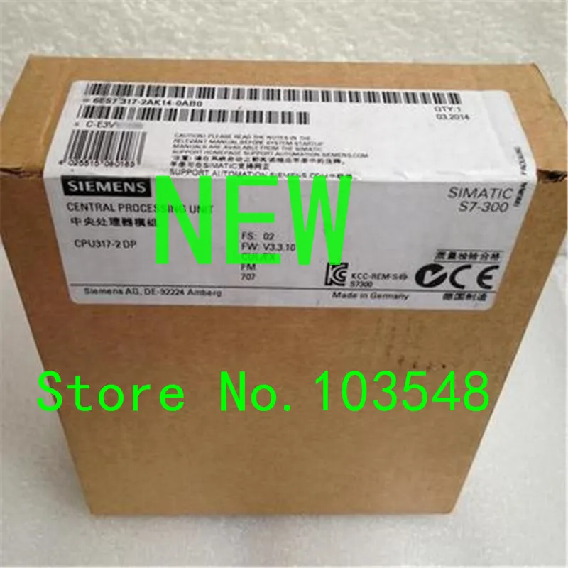 

1PC 6ES7317-2EK13-0AB0 6ES7317-2EK13-0AB0 Brand new and Original