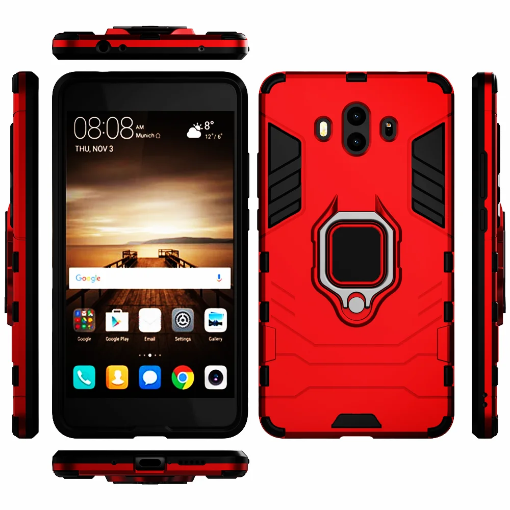 Чехол с кольцом-держателем для телефона, противоударный чехол для Huawei Mate 10 Mate 10 ALP-L29 ALP-L09 ALP-AL00 ALP-TL00