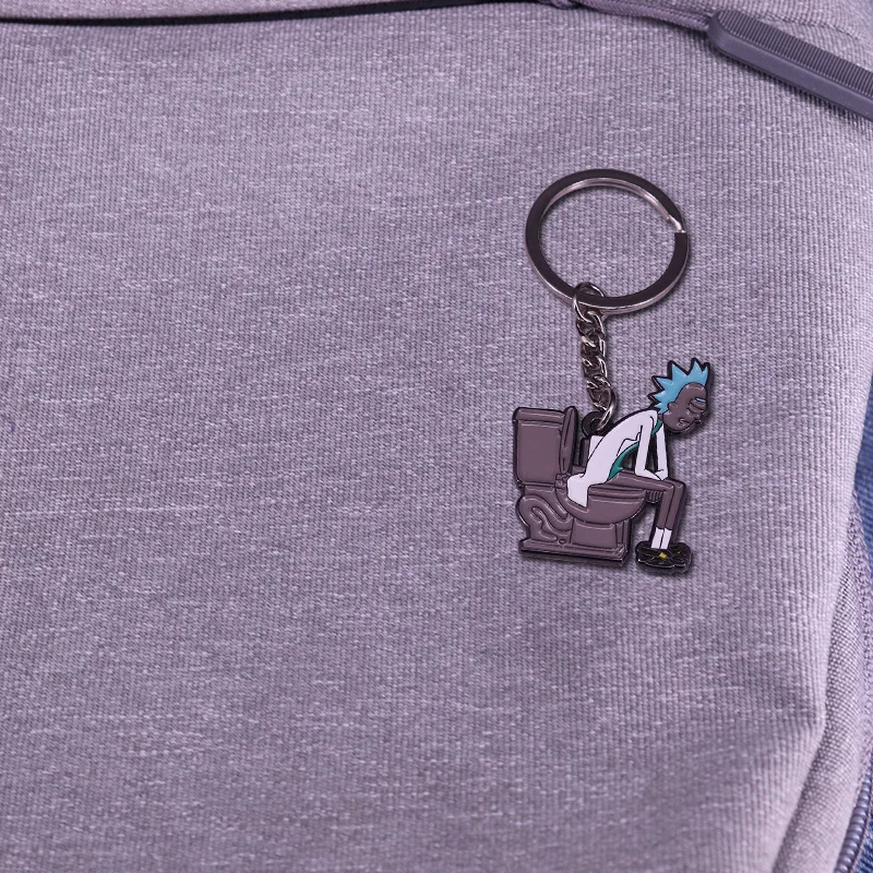 Этот брелок с милым но смешным ученым Рик Санчесом-подарок научным работникам и