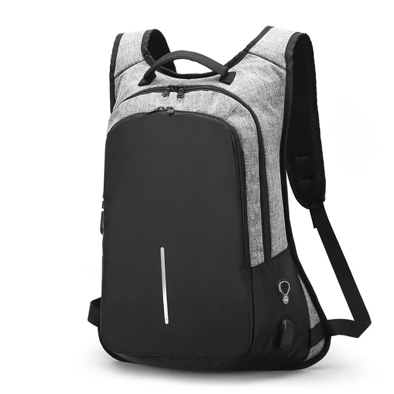 

Backpack Shoulders Men's Business Leisure Anti-theft USB School Bag Outdoor Travel Hiking Equipment Running Equipment Waterproof