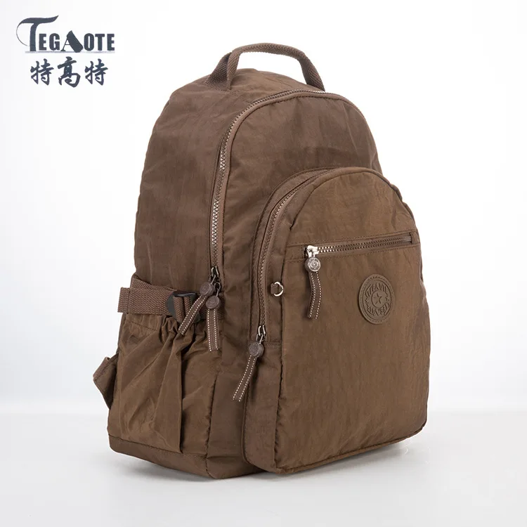 

TEGAOTE 2021 Backpack for Teenage Girls Feminine Backpack Casual Kipled Nylon Backpacks Women Waterproof Schoolbag Sac A Dos bag