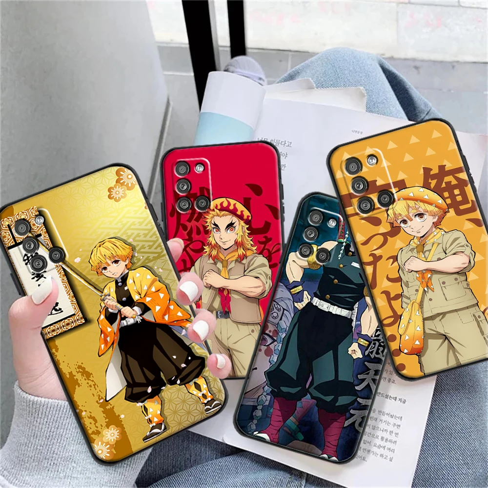 

Demon Slayer Phone Case For Samsung Galaxy A42 A32 4G 5G A11 A31 A21S A41 Soft TPU Hot New Anime Cartoon Cases Funda Back Cover