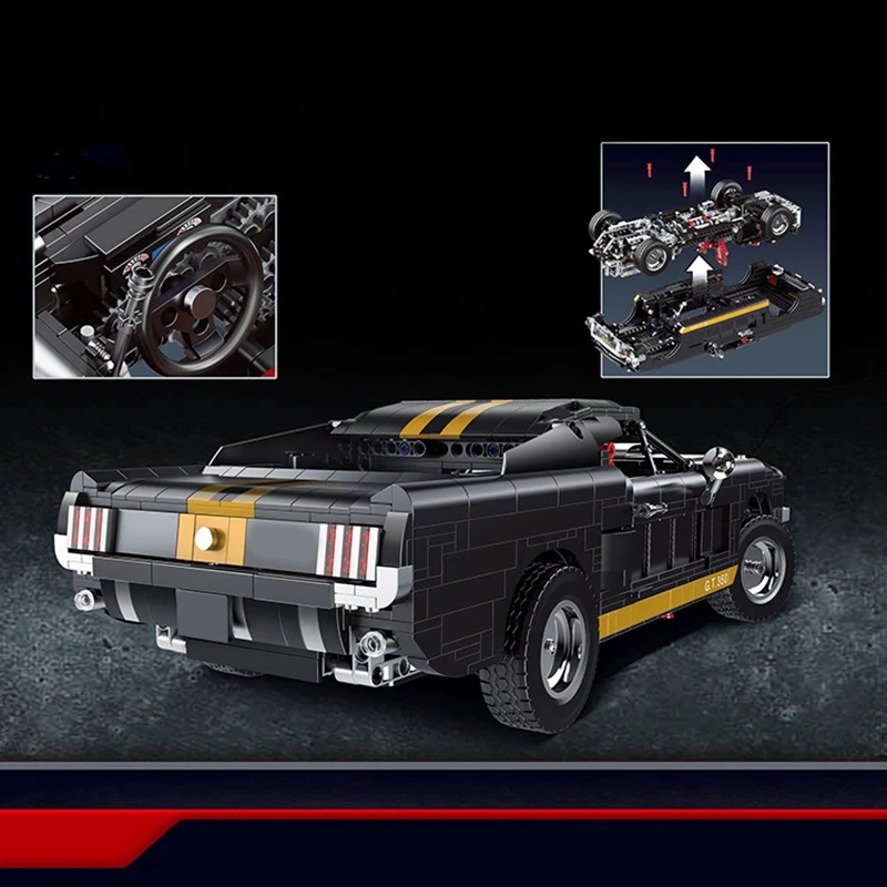 

1817pcs Super Car Series Car Building Blocks Speed Racing Model Car Kids Toys Christmas DIY Toys Gifts