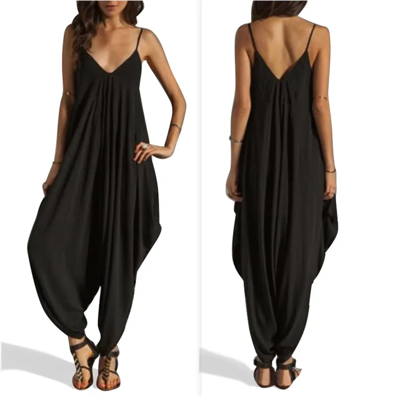 Европейский и американский сексуальный женский комбинезон с v образным вырезом