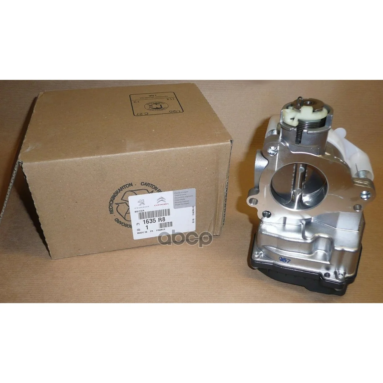 Дроссельная Заслонка Peugeot: 1007 206 207 Partner Bipper Citroen: C2 C3 Berlingo Peugeot Citroen арт. 1635R8|Зеркала и