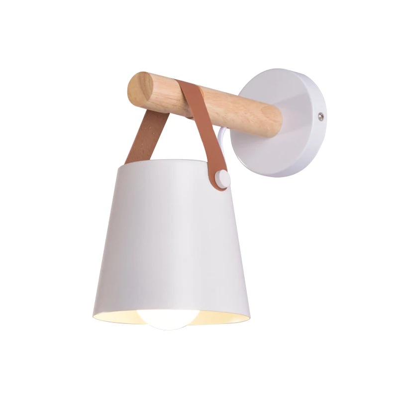 

Nordic Style Indoor Lighting LED Wall Lamp Modern Iron Bedroom Bracket Light Household Living Room Bathroom Lamp Home Decoration
