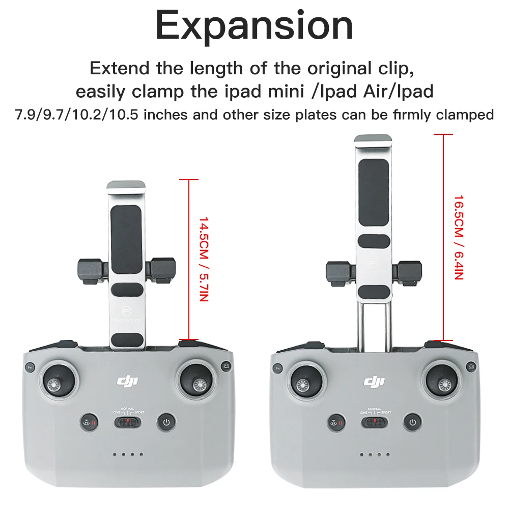 tablet holder remote control aluminum alloy lanyard durable 10 inch bracket extender for dji mavic air mini 2 accessories free global shipping
