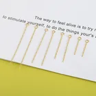 20 шт., японский Guihe, покрытый медью, 18 К, золото, партия цветов, льняной цвет, 9 слов, игла, орнамент, шпилька, серьги, аксессуары, материал