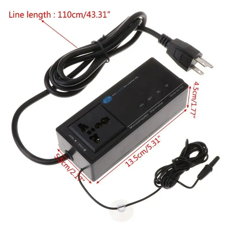 Цифровой термостат для аквариума домашних животных температурный контроллер