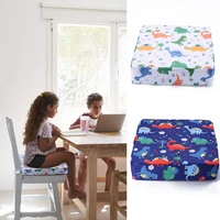 cute kids increased chair pad modern removable linen cushion baby anti skid baby dining chair mat table chair cushion booster