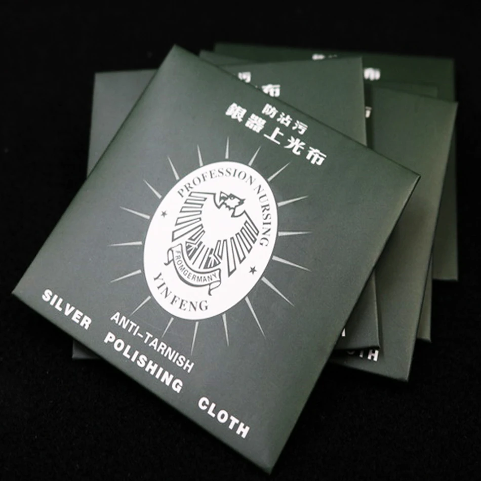 Полировальная ткань серебристого цвета с защитой от потускнения ALLNOEL|Ювелирная
