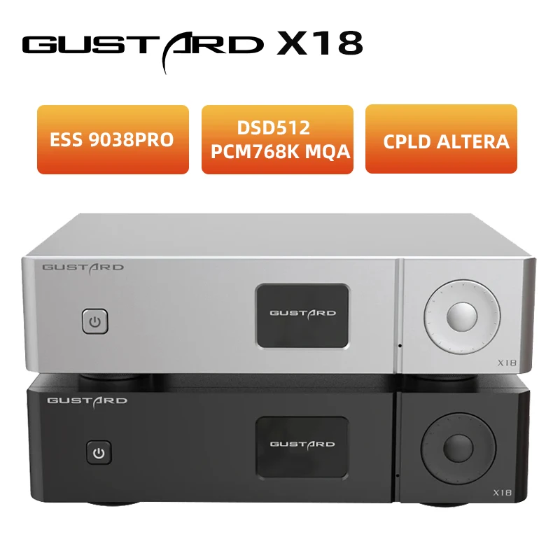 Декодер Gustard X18 MQA ES9038 PRO Bluetooth 5 0 XU216 процессор LDAC HD PCM768kHz - Цена: 54207.98