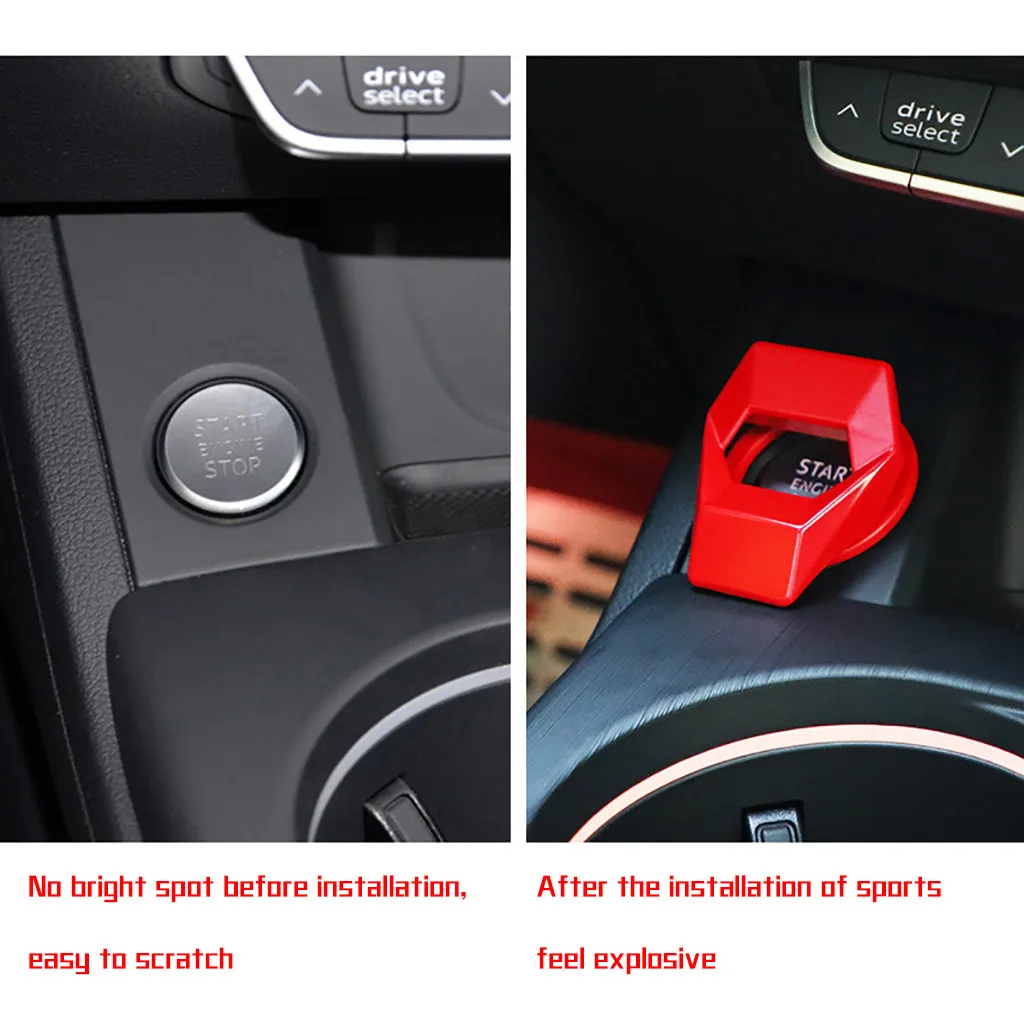 Кнопка запуска и остановки двигателя автомобиля кольцо зажигания для KIA RIO Ford Focus