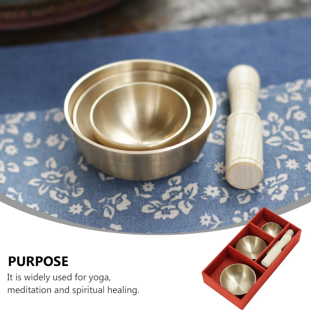 

1 Set of Meditation Yoga Bowl Tibetan Bowl Singing Spiritual Bowl