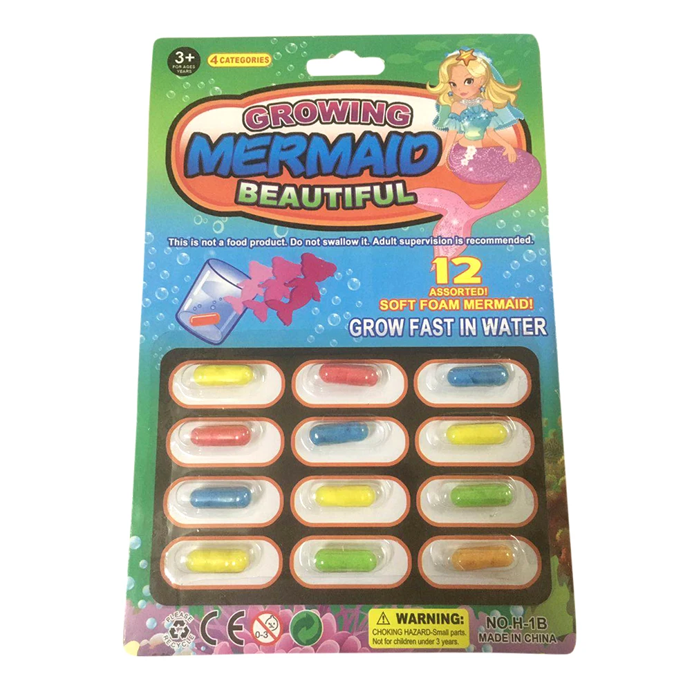 

12 шт. водопоглощение больше капсула для малышей и детей постарше детские игрушки Модный чехол типа «сделай сам расширения растут игрушки сл...