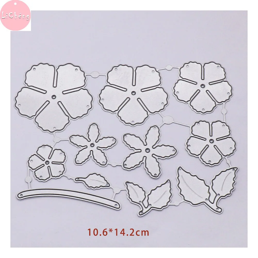 Цветок высечки металлическое ремесло Fustelle планировщик умирает автомат для резки