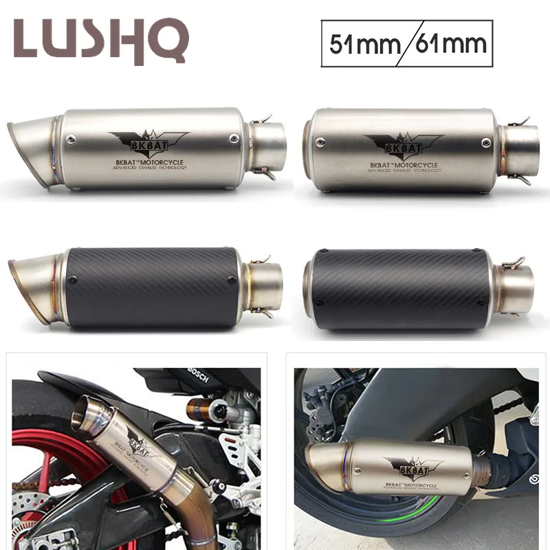 Exhaust Motorcycle Motocross Escape Moto Muffler Project For TRIUMPH speed triple 1050 tiger street twin speed triple Accesorios