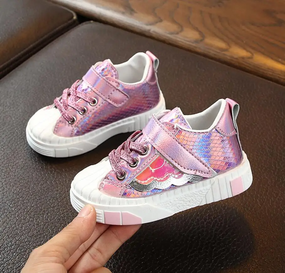 Новые осенние детские уличные кроссовки для маленьких девочек и мальчиков