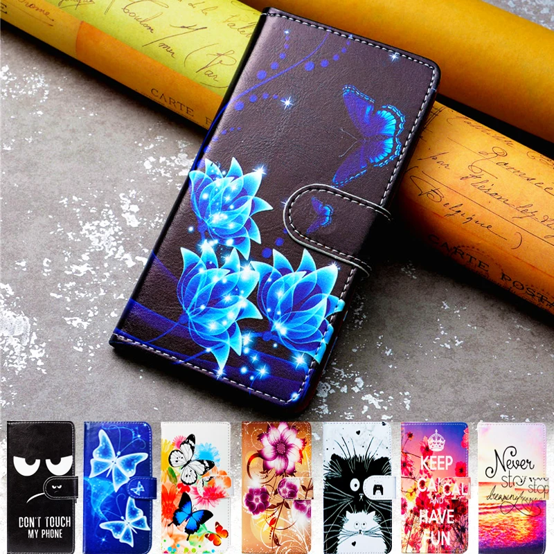 Кожаный чехол книжка кошелек для ZTE Blade 20 Смарт V1050 Fundas защитный телефона s ЖК
