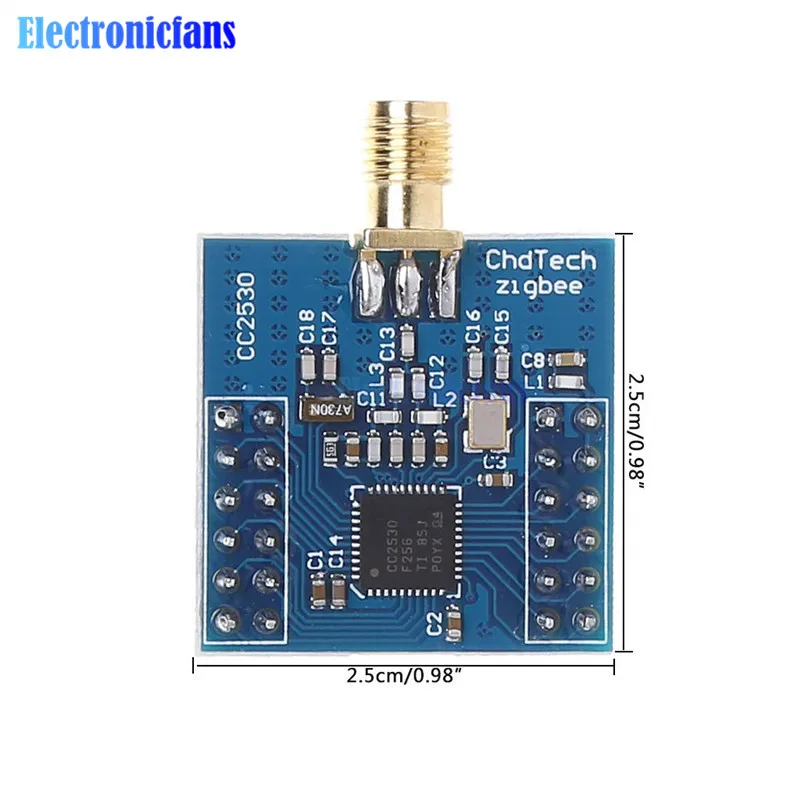 Модуль diymore Zigbee CC2530 беспроводная основная плата UART макетная CC2530F256