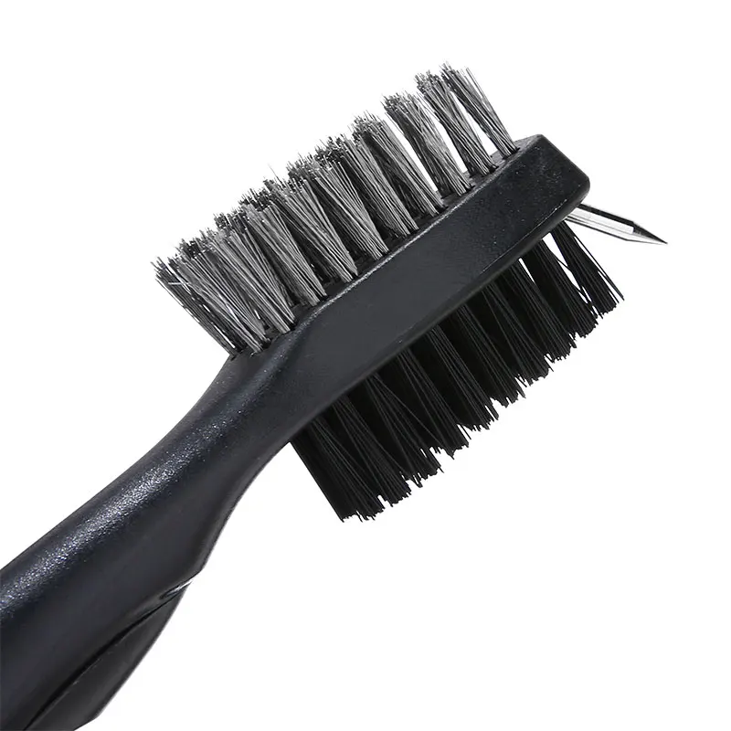 2-сторонняя металлическая Нейлоновая Щетка для гольфа и клубов набор чистки