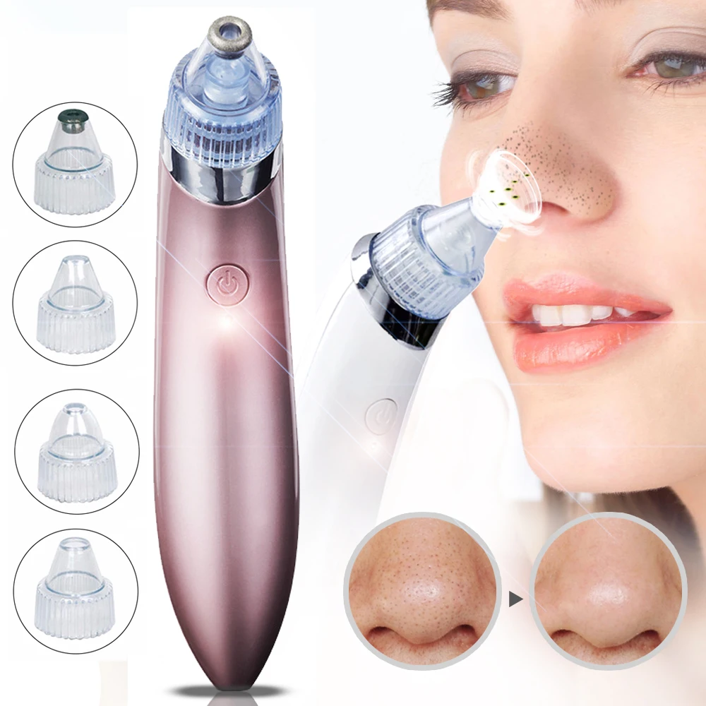 

Blackhead Remover Facial Cleaner Deep Pore Acne Pimple Removal Vacuum Suction Diamond Beauty Tool Face Household SPA Skin Care