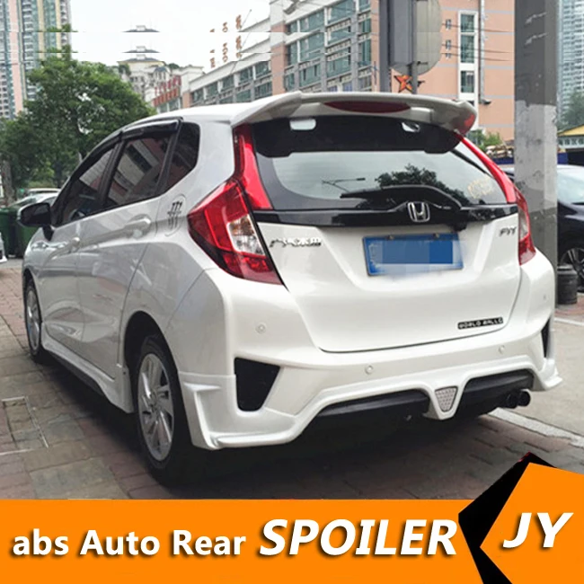 Спойлер для HONDA FIT 2014-2016 спойлер из высококачественного АБС-материала заднего