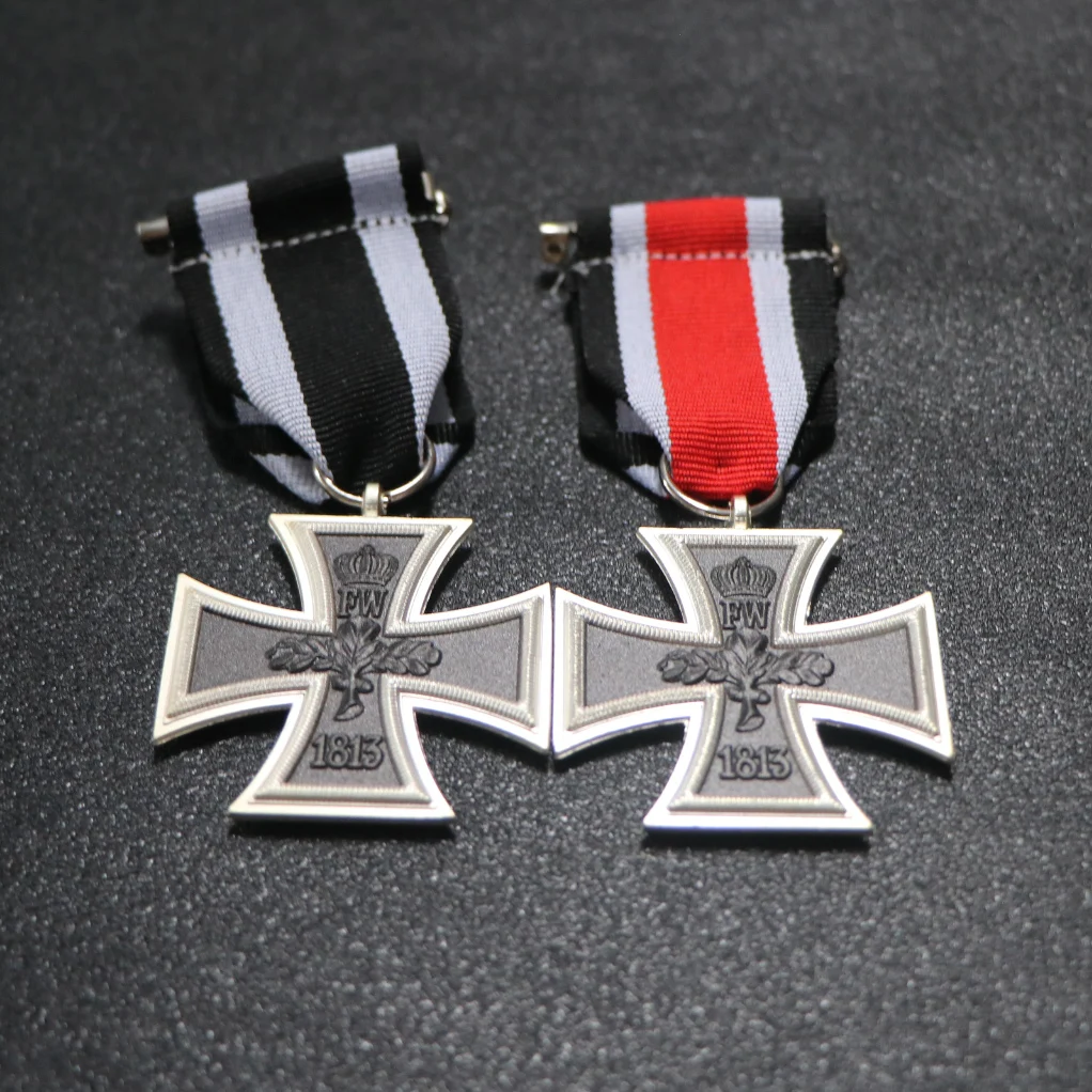 2 шт. немецкие значки Железный крест 2-го класса военная медаль Пруссии сувенирные