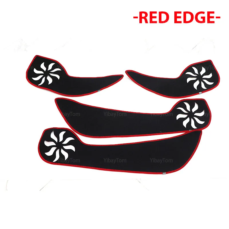 

Car Door Anti Kick Pad Sticker Protective Mat for Honda City 2008-2014 GM2 GM3 Carpet Protection Polyester Trim Accessories