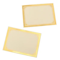 30pcs award certificate paper blank a4 paper diploma certificate paper for graduation ceremony office school 250g gold foil