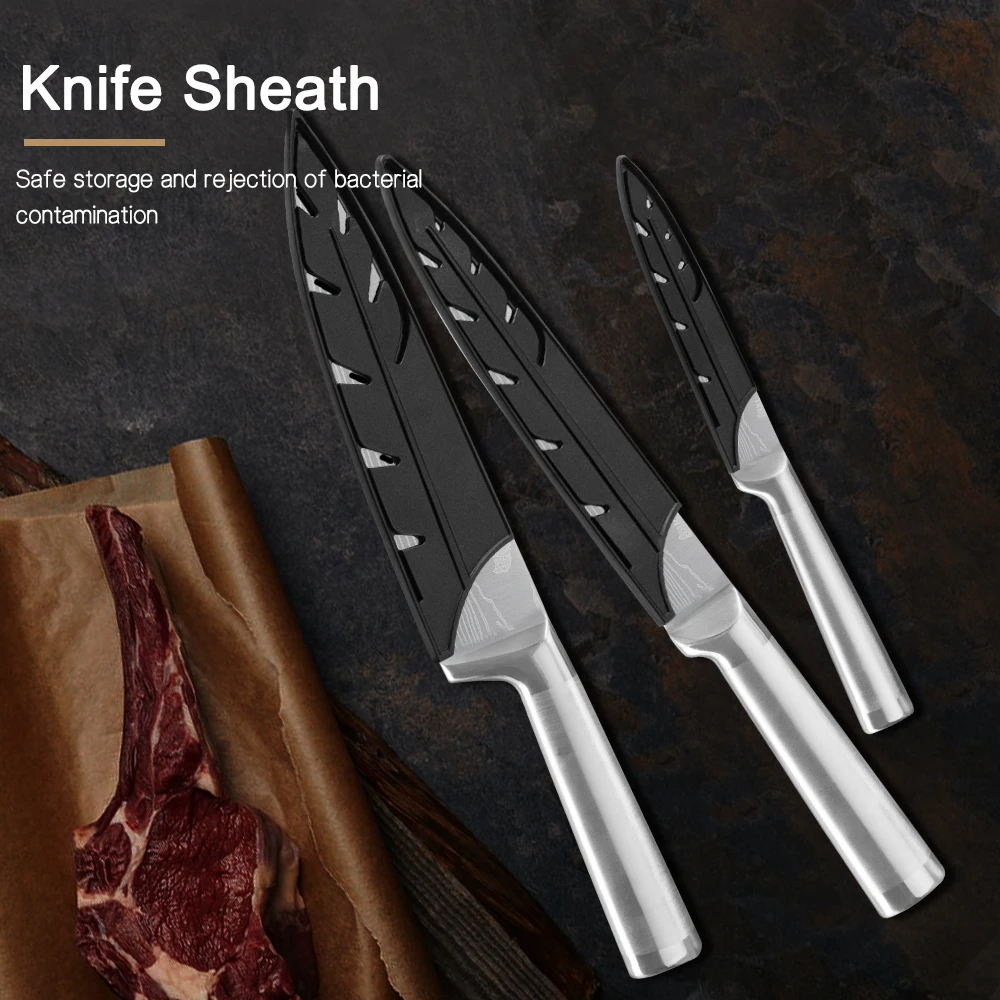 Набор ножей из нержавеющей стали XYj ножи шеф-повара сантоку с острым лезвием нож