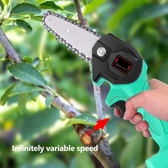 

24V Rechargeable MINI Electric Chainsaw Wood Cutting Lithium Chainsaw Bracket Adjustable Universal Chain Saw Part Angle