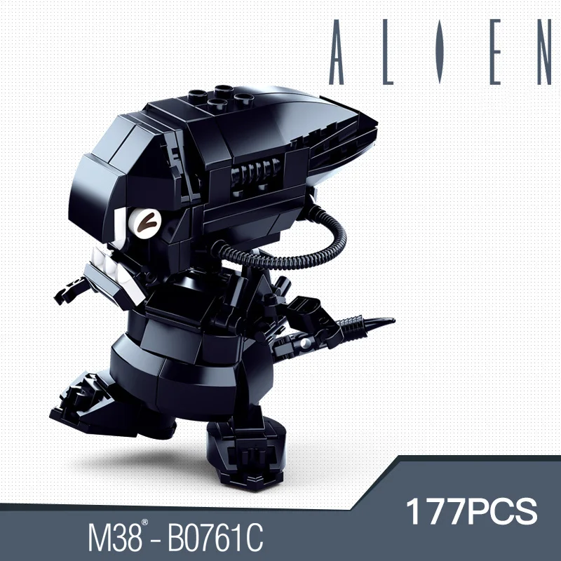 Мстители Godzillaingly King Alien Mecha 23 строительные блоки игрушка Детская модель кирпичи