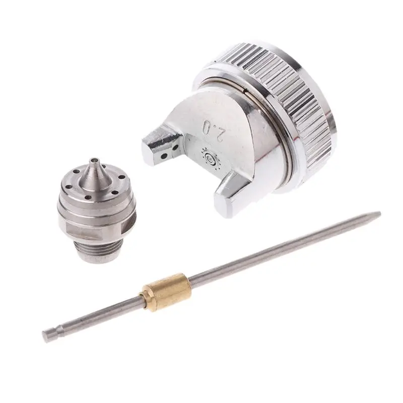 

2.0mm Nozzle Kit Set Replacement Part For HVLP Spray Gun H-827 Han Pneumatic Ejection Paint Q9QD