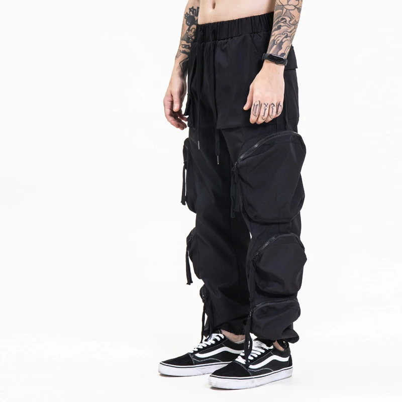 GTDOM мужские модные с карманами несколько карманов функциональные коротким