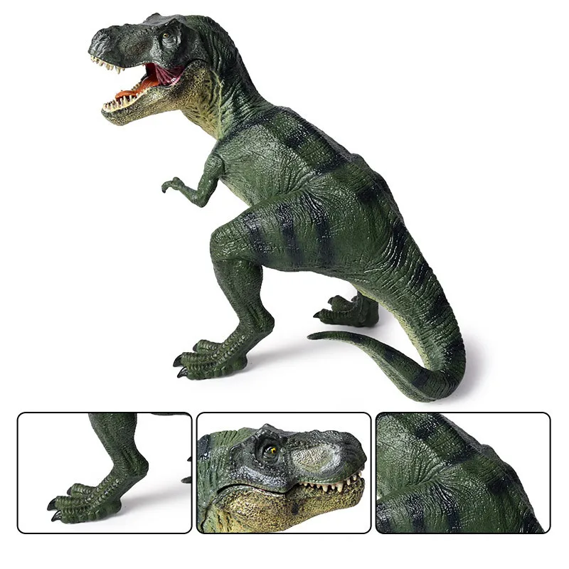 Tyrannosaurus Rex Model Jurassic Simulation Carnivorous Dinosaur Plastic Decoration Hand Collection Children Toys Animal Figure | Игрушки и