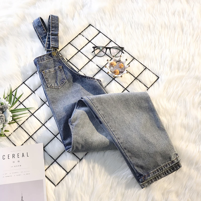 

Denim Jumpsuits Women Spring Basic Washed Overalls Outwear Office Lady Womens Elegant Long Trouser Rompers Female Casual big 4XL