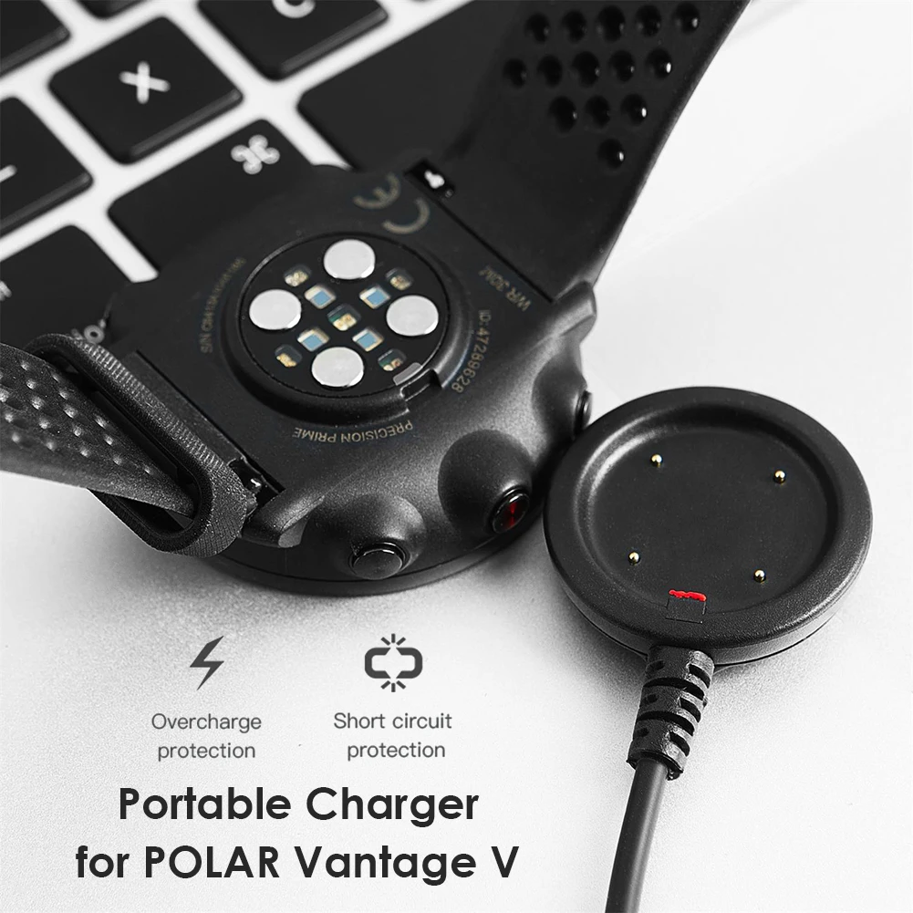 Замена зарядного USB кабеля для Polar Vantage V / M Магнитная док станция 100 см зарядное