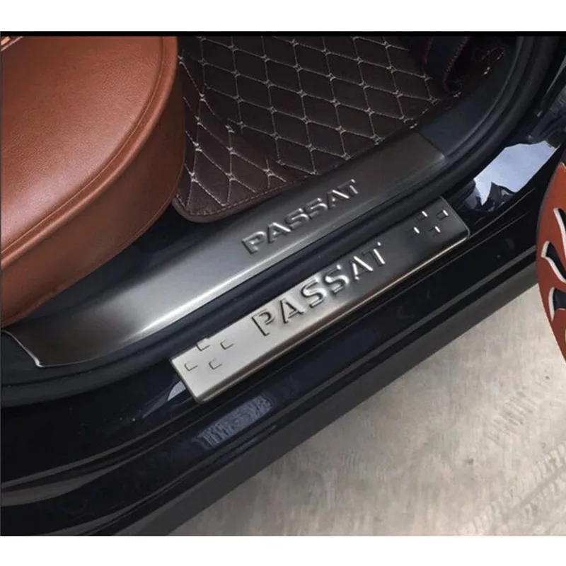Накладка на порог из нержавеющей стали для Volkswagen Passat 2011 2015 защитная накладка