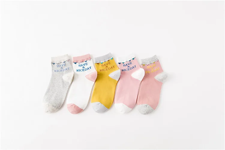 2020 Новое поступление стильные короткие носки для девочек в стиле Харадзюку