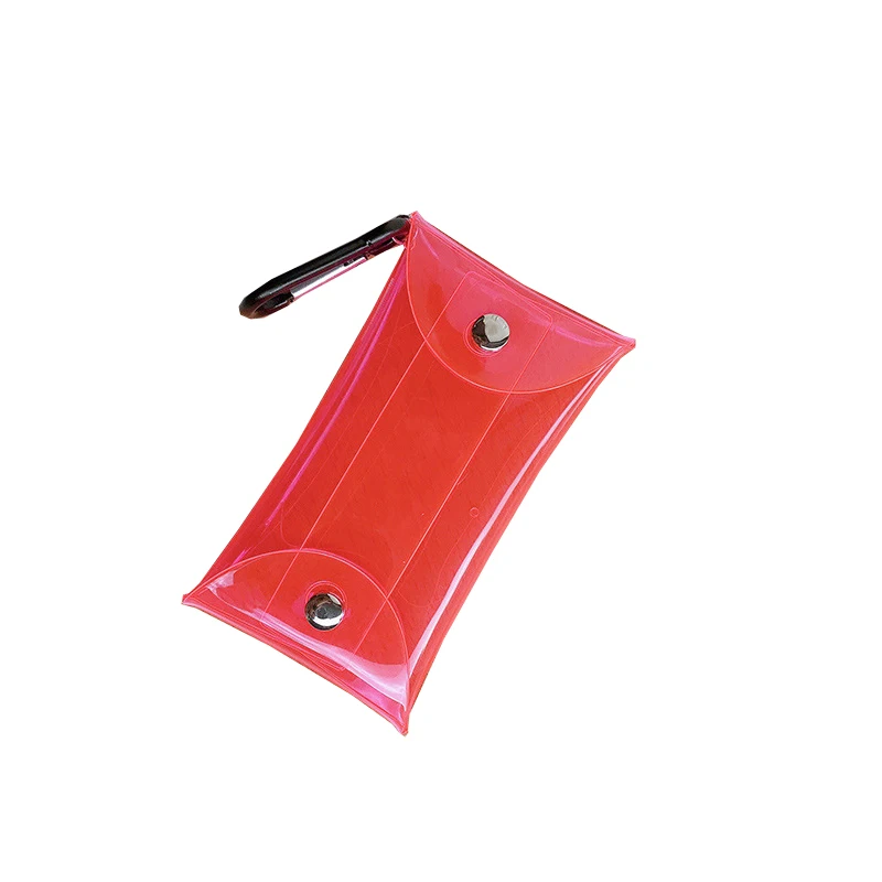 

Girl Coin Purse Mini Cute Storage Bag Coin Purse For Women Small Size Lipstick Storage Bag Solid Color Transparent Pvc Wallet