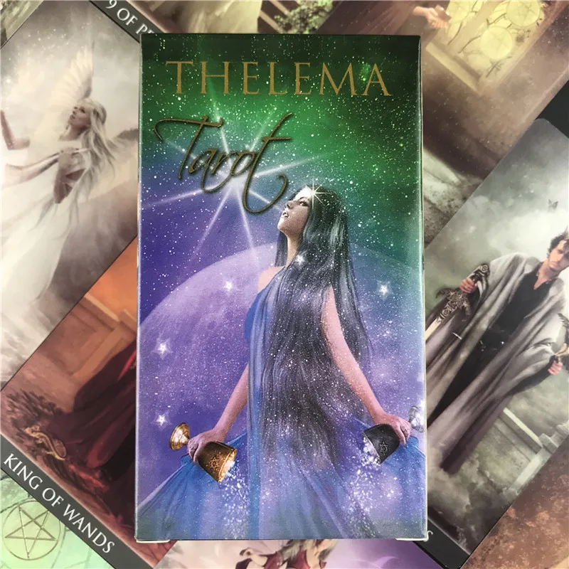 Thelema Tarot карты Настольные игры водительская судьба гадания на английском языке