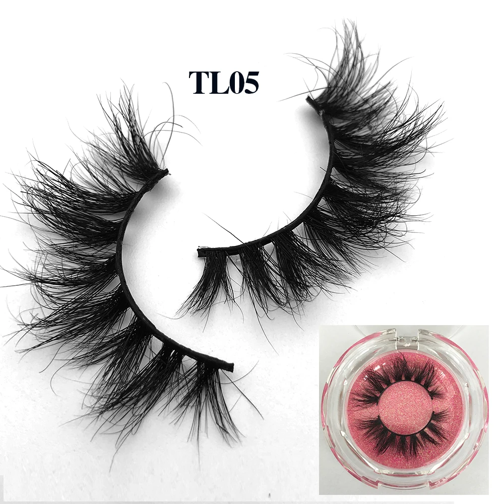 

Real Mink Eyelashes 3D Natural False Lashes Vendors Messy Fluffy Fake Eyelashes Packaging Handmade Long Full Strip Lashes Bulk