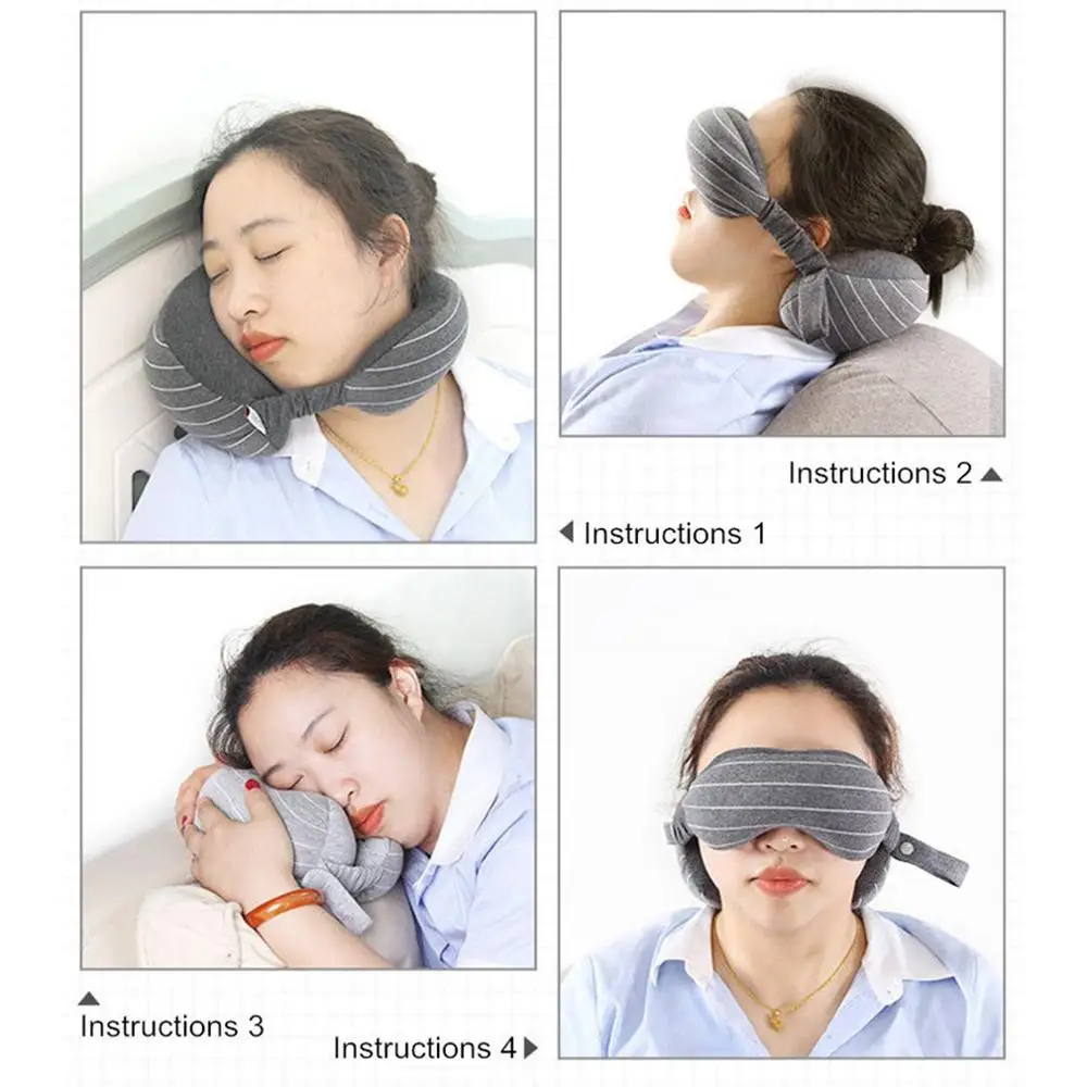 2019 многофункциональная бизнес подушка для шеи маска глаз и сумка хранения с